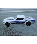 Hot Wheels 65 Mustang 2+2 Fastback, Sharp Flat White W/Black Rims, NM - £3.19 GBP