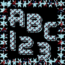ABC and Numbers Spiderman 18a-Digital ClipArt-Fonts-Art Clip-Snowflake-Gift Tag- - £0.98 GBP