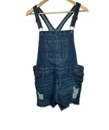 Cat And Jack Girls Shortall Overall Court Stretch  Dark Wash Size XXL (1... - £8.92 GBP