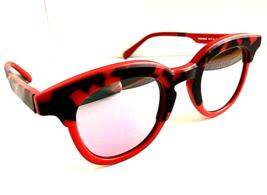 New WILL.I.AM 47mm Matte Red Mirrored Round Men&#39;s Women&#39;s Sunglasses RA - $69.99