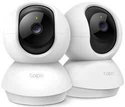 TP-Link Tapo 2K Pan/Tilt Security Camera for Baby Monitor Dog Camera w/ Motio... - £36.44 GBP