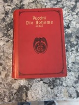 antique 1897 Ricordi Puccini Die Boheme Opera Vocal Score HC - £17.11 GBP