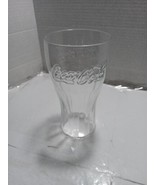 Coca-Cola Vintage 1999  Embossed/3-D logo 7&quot; inch  Drinking Glass - $9.89