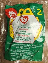 McDonald&#39;s Happy Meal Mini Ty Beanie Baby 1999 #2 Antsy The Anteater - $5.89