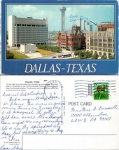 Texas Dallas Kennedy Plaza with Kennedy Memorial Posted 1992 VTG Postcard - £7.49 GBP