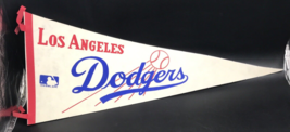 Vintage 1970 Los Angeles Dodgers Pennant MLB Baseball 12x29 - £25.48 GBP