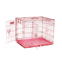 Precision Pet Products ProValu Dog Crate 2000 2 Door Pink 1ea/24 in - £89.38 GBP