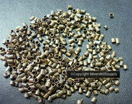 Antique bronze plated 1.5x1mm tube crimp beads 500pcs crimping findings fps126a - £3.11 GBP