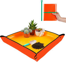 Portable Repotting Mat for Indoor Plant Transplanting Potting Soil Mess ... - $10.37