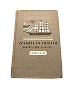 Voyages in English Fourth Year Hardcover 1943 Vintage Catholic School Te... - $14.80