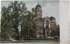 Vintage Post Card, Court House, Kalamazoo, Michigan, 1907 - £7.98 GBP