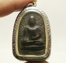 Phra Perm of Lumpoon Thai powerful black Buddha amulet antique pendant Prosperit - £242.39 GBP