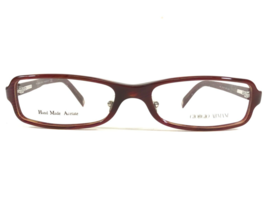 Giorgio Armani Eyeglasses Frames GA 328 BK3 Burgundy Brown Red Horn 54-1... - £89.51 GBP
