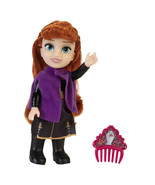 DISNEY FROZEN  ANNA 6&#39;&#39; DOLL figure with comb Jakks - $241.61 MXN