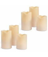 2 Sets of 3 LED Pillar Candles (6pc Total) - $34.21 CAD