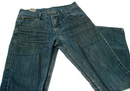 Vintage Levi&#39;s 511 Blue Jeans 28W x 28L Skinny Cotton Blend Zip Pocket Cargo  - £22.60 GBP