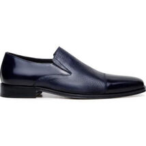 Belvedere Men's Shoes Italian Soft Deerskin ANDREO Navy image 2