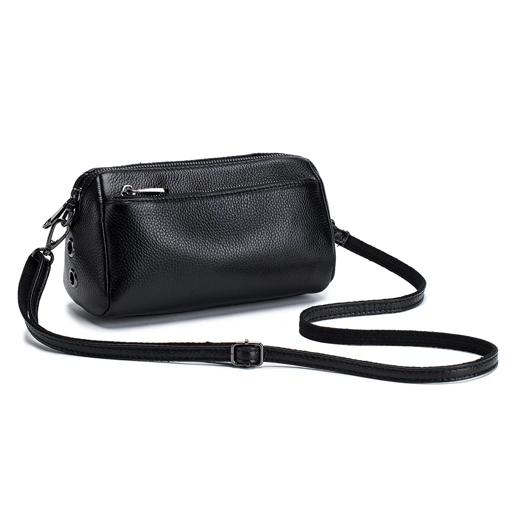 Women&#39;s Shoulder Bag Genuine Leather Purse Luxury Cowhide Crossbody Bags Female  - £76.36 GBP
