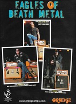 Eagles of Death Metal band 2008 Orange Guitar Amps ad 8 x 11 advertisement print - £3.32 GBP