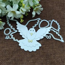 Dove Bird Metal Cutting Dies Scrapbooking Card Making Craft Embossing - £9.81 GBP