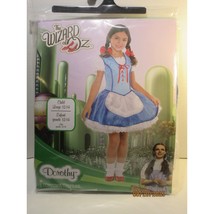 Wizard of Oz Dorothy Costume Child Large 12 14 Dress with Hair Bows New - $14.38