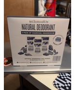 1 PK OF 3 SCHMIDT&#39;S NATURAL DEODORANT CHARCOAL + MAGNESIUM 3.25OZ EA NIB... - $39.99