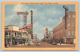 Postcard The Famous Old Fremont Street Las Vegas Nevada Casinos - £5.69 GBP