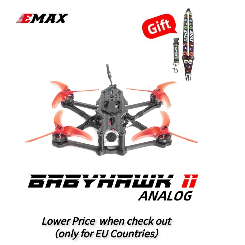Emax Babyhawk II - 3.5&quot; Micro FPV Racing Drone TBS UNIFY PRO32 NANO 5G8 V1 - $428.08+