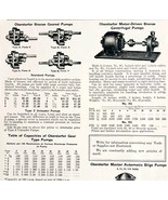 1922 N.T. Bushnell Bilge &amp; Geared Pumps Advertisement Catalogue Hardware... - $12.00