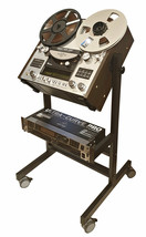 NEW CUSTOM Cart Stand with Rack Mount 2U - 10U for ANY Reel Recorder Deck Pult - £677.84 GBP+