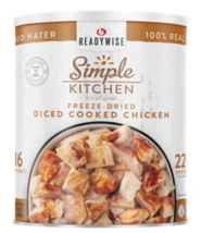 Freeze-Dried Diced Cooked Chicken #10 Can - 22g of Protein per Serving - $144.99+