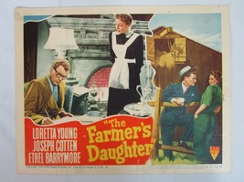 The Farmer&#39;s Daughter 1947 11x14 Lobby Card #4 Loretta Young Joseph Cotten - $49.49