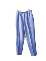 Alfred Dunner Womens 12 Pants Pull On Elastic Waist  Slant Pockets Lilac - $17.70
