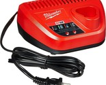 Milwaukee Genuine Oem 48-59-2401 M12 Lithium Ion 12 Volt Battery Charger... - $40.92