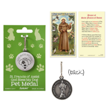&quot;God Bless My Dog&quot; Collar Medal with St Francis Prayer For My Pet Lamina... - £10.21 GBP