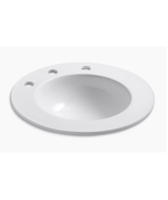 Kohler Camber K-2282-10-0 Lavatory Drop-in bathroom round basin sink - £313.60 GBP