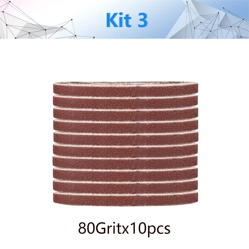 10pcs? Grinding Sanding Belt multi-Grit Sanding Paper 453x15mm Sander Belt for A - £138.49 GBP