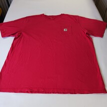 Carhartt K87 600 Men's Red Heavyweight Short Sleeve Cotton T-Shirt Size 3XL Tall image 11