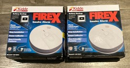 Lot Of 2 Kidde i4618AC Firex Hardwired Smoke Alarm Detector W/Battery Ba... - $37.57