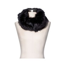 NWT Merona Women&#39;s Faux Fur Snood Scarf - Black or Brown Available - £12.86 GBP