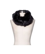 NWT Merona Women&#39;s Faux Fur Snood Scarf - Black or Brown Available - £12.63 GBP