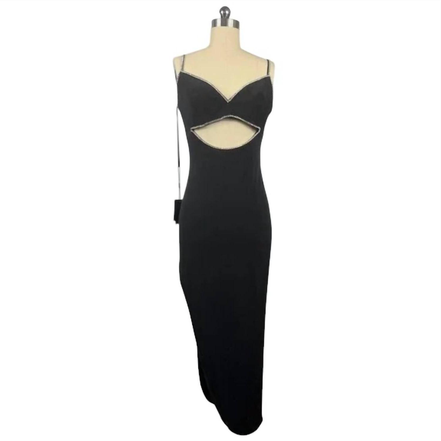 Ieena For Mac Duggal Women&#39;s Midi Rhinestones Cocktail Dress Size XS - $192.06