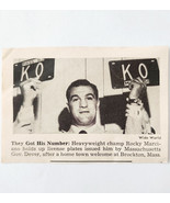 1952 Rocky Marciano Heavyweight Boxing Champion Brockton Quick Magazine ... - $381.30 MXN