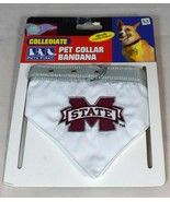 NCAA  Mississippi State University Reflective Pet Collar Bandana - Medium - £5.00 GBP