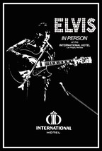 Elvis Presley 24 x 36 Reproduction Poster - The International Hotel Las ... - $45.00