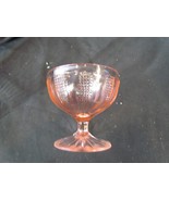 Vintage Anchor Hocking Pink Depression Glass Pressed Glass Ice Cream Bow... - €12,36 EUR