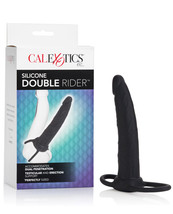 Double Rider Silicone 6.5&quot; - Black - $37.99