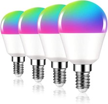 Dogain E12 Smart Light Bulbs, A15 Small Smart Bulb 6W=40W Compatible, 4Pack. - £33.53 GBP