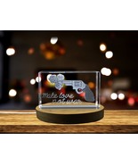 LED Base included | Make Love, Not War :  Inspirational Quotes 3D Engraved - $35.46 CAD+