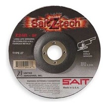 7&quot; X 1/4&quot; X 7/8&quot; Z-Tech Type 27 Depresses Center Grinding Wheel - $51.99